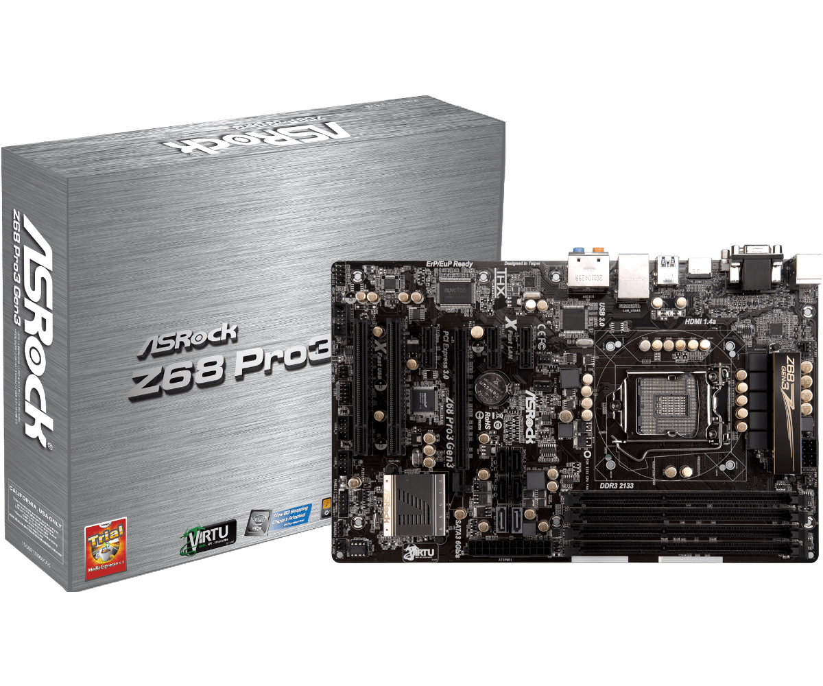 Asrock z68 pro3 gen3 не запускается